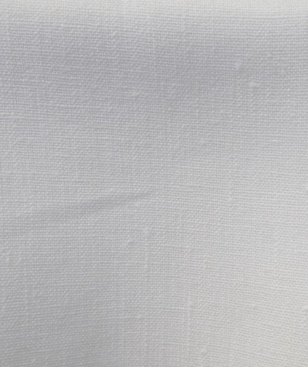 tissu lin lavé blanc